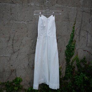 Vintage Eyelet Corset Slip Dress